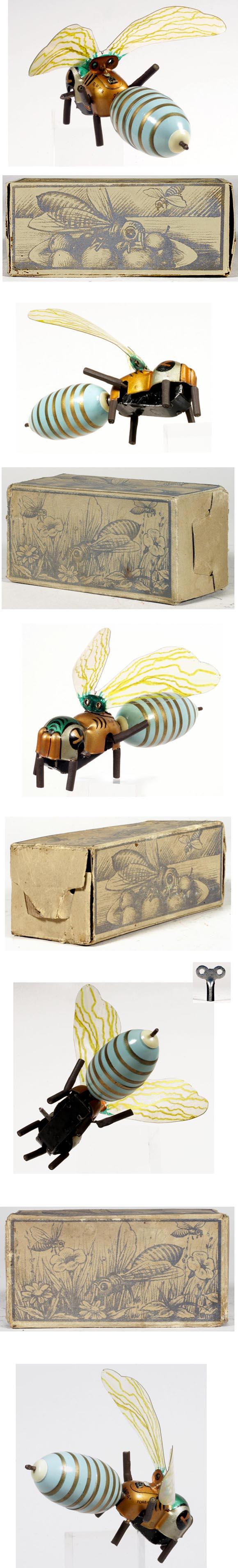 c.1924 GAMA, Clockwork Honey Bee in Original Box
